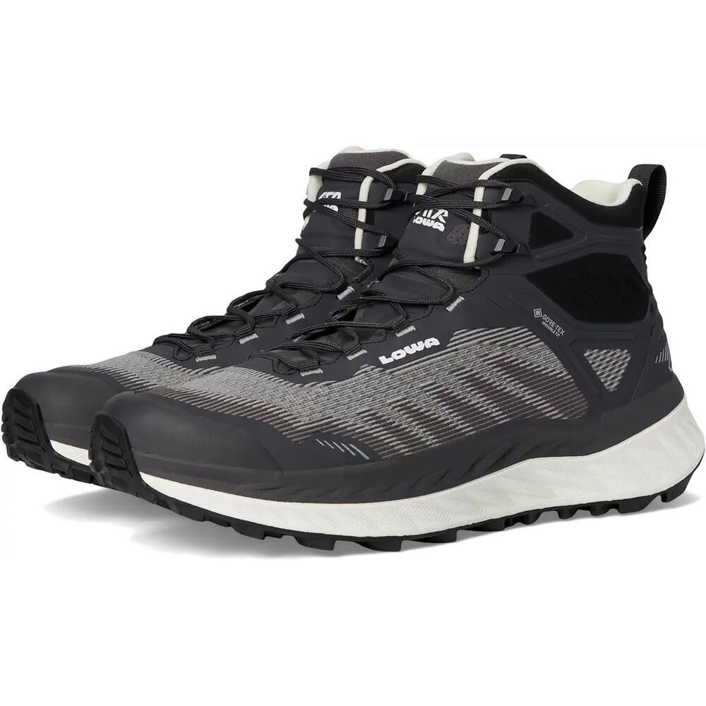 Lowa Womens Fortux GTX QC Ws Trail Running Sneaker US 7 EU 39 Black White WP NIB